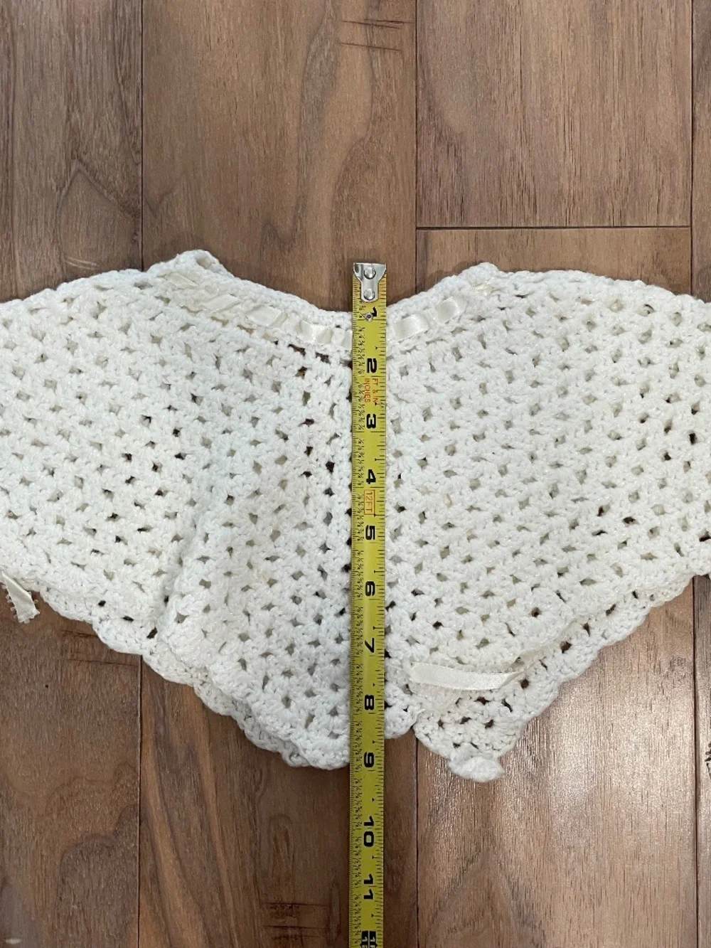 Vintage Hand-Crocheted/Knit Baby Shawl and Bootie Set
